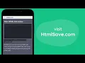 HTML Save Single HTML CSS JavaScript TXT XML JSON Online