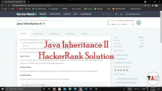 Java Inheritance II HackerRank Solution
