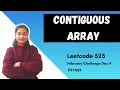 Contiguous Array Leetcode 525 Arrays