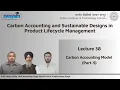 Lecture 38 Carbon Accounting Model Part-5