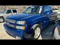 PICKING UP THIS ONE OWNER ARRIVAL BLUE 03 CHEVY SILVERADO WITH 90K MILES