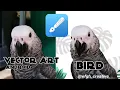 Lagu tutorial vector burung | vector bird tutorial infinite design android #tutorial #bird #youtube