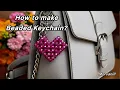 How to Make a DIY Beaded Heart Keychain | Easy Crystal Keychain Tutorial for Beginners