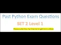 Set 2 Level 1 using python CCBP Nxtwave
