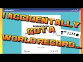 How I ACCIDENTALLY got a world record Blooket