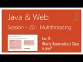 Multithreading in Java What is ReentrantLock Class in java Lock Interface lock Method