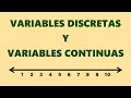 Variables Discretas y Variables Continuas