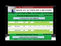 Microsoft Access VBA How to Display Action on A button When the event occurs