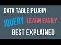 Jquery Datatable Tutorial Fetch data from MySQL Database Table