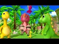 Dinosaur Song | Nursery Rhymes for Babies by LittleBabyBum - ABCs and 123s