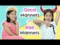Download Lagu Good Manners Vs Bad Manners FT. ShrutiArjunAnand | #Roleplay #Fun #Sketch #MyMissAnand