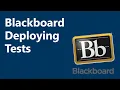 Blackboard Test Deployment