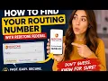 How to find your routing number with Redstone Federal