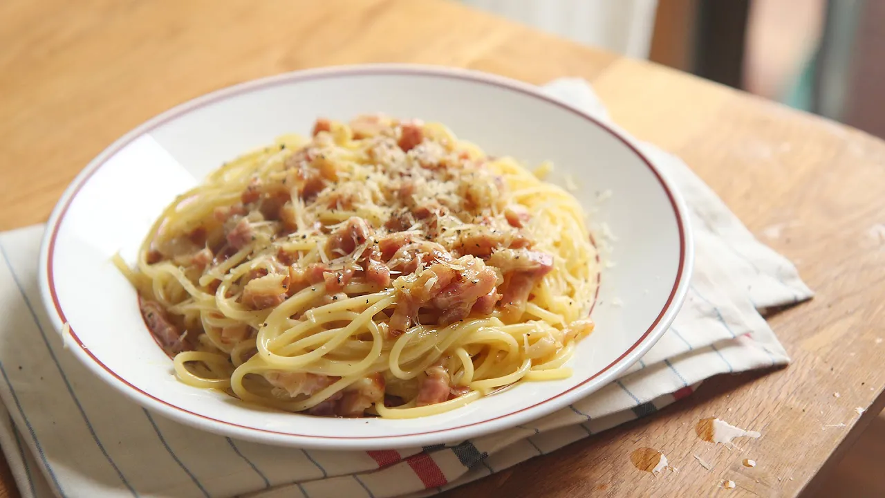 [SUB]  :  Spaghetti Carbonara : 