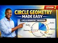 Circle Geometry Made Easy Circle Geometry Theorems Explained Fast Lesson 2