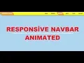 Responsive Navbar-Navigation Bar Menu Tutorial Using jquery css3