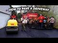 Paving an Asphalt Driveway Start to Finish