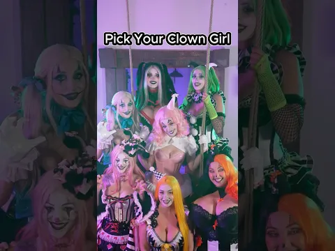 Pick Your Clown Girl ✨.. it’s a tough choice 🤡 #halloween #clowngirl #spookyseason