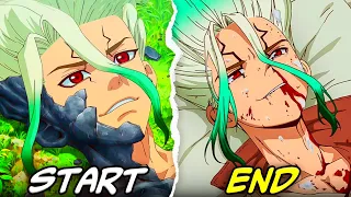 Dr. Stone !.. 🧑‍⚕️🪨 || ملخص انمي : دكتور ستون كامل