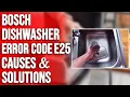 Bosch Dishwasher Error Code E25 Exploring Origins Solutions and Quick Fixes Address the Issue