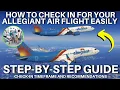 Allegiant Air CHECK-IN Secrets Nobody Tells You
