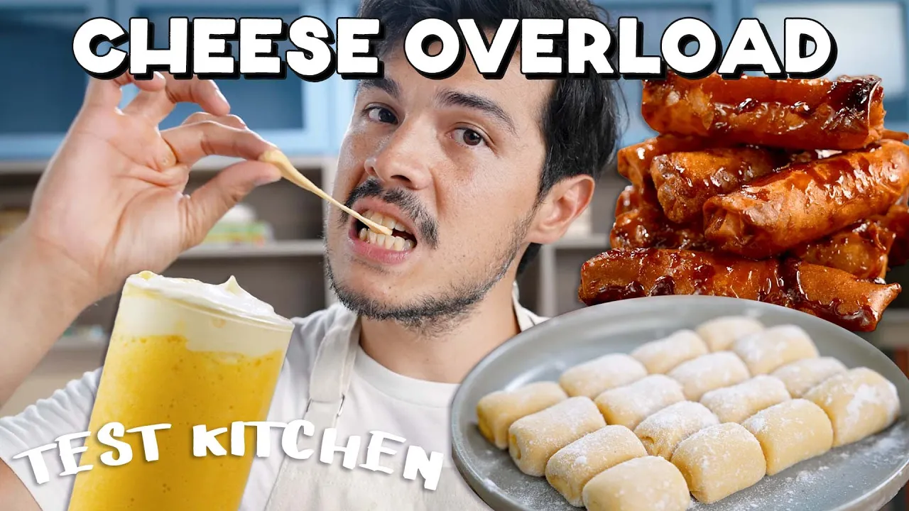 Erwan Cooks Cheesy Filipino Desserts (White Rabbit, Mango Shake, Tikoy, Leche Flan)