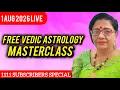 Free Vedic Astrology Masterclass for Beginners Learn Jyotish Basics