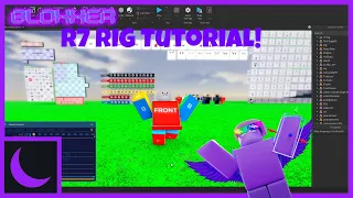 How to Get a Fully Working R7 Rig in Roblox Studio Moon Animator 2 Tutorial READ DESCRIPTION