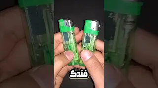 ساخت ساده ترین تراز دنیا با فندک 