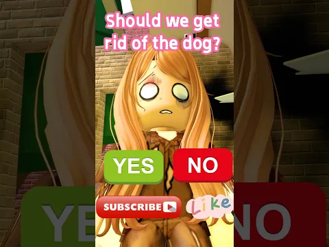 Should we get rid of the dog?🐶🥹| Michael Roblox RP