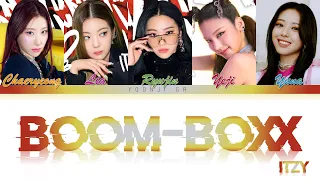 ITZY 있지 B OO M BOXX Lyrics Color Coded Han Rom Eng 