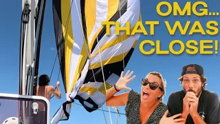 James is RUN-OVER by a SAILBOAT & We Nearly BREAK our SPINNAKER | Sailing Zephyr – Ep.183