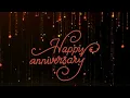 Download Lagu Happy Anniversay Screensaver - Cascading Stars - Happy Anniversary Wallpaper - HD - 1HR