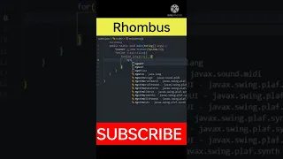 Rhombus in Java pattern question in Java