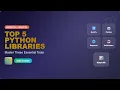Top 5 Python Libraries for Beginners NumPy Pandas Matplotlib More