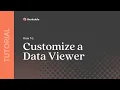 How to Customize a Data Viewer in Thunkable