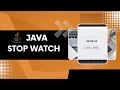 Java Stopwatch Code Else
