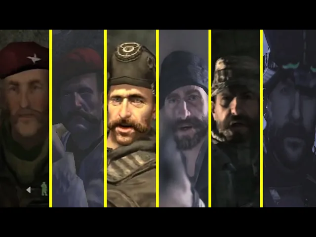 Call of Duty Modern Warfare  Captain Price Character Model Comparison