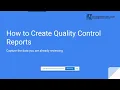 Non-Delegated Correspondents and Brokers - Creating a QC Report