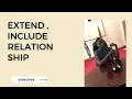 Relationships in use case modelling