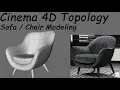 Cinema 4D Modeling Sofa chair
