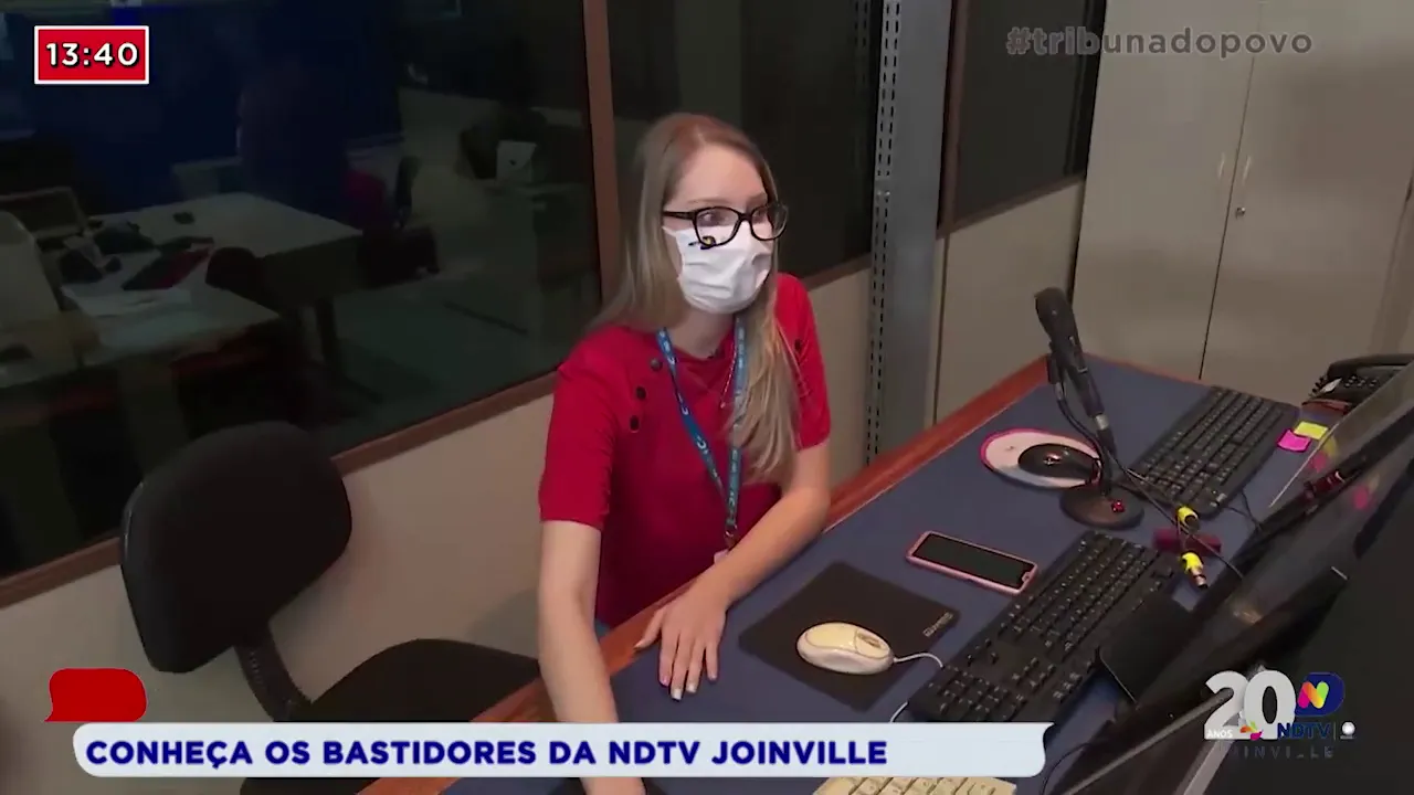 Conheça os bastidores da NDTV Joinville