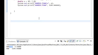 Java Lesson 14 - System out printf method