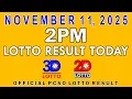 Download Lagu 2pm Lotto Result Today Swertres Ez2 PCSO  November 11 2025