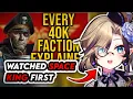 SPACE KING ENJOYER REACTS TO BRICKY S WARHAMMER 40K FACTION EXPLAINED Part 1 Kiseki Miya Reaction