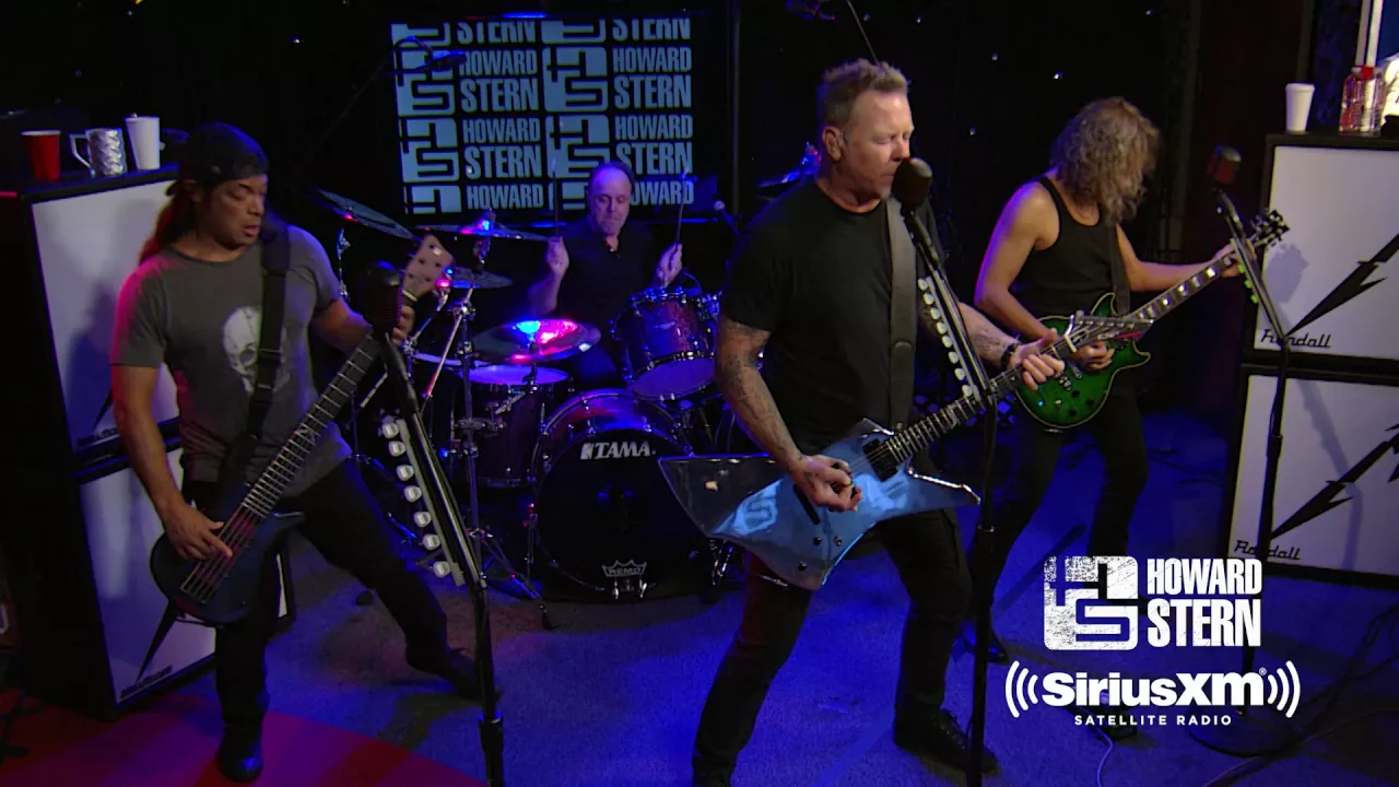 Metallica "Sad but True" Live on the Howard Stern Show