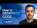 How to Generate Code With ChatGPT 2026 Step-by-Step Coding Guide