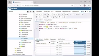 Import IMDB data into PostgreSQL and write 7 SELECT queries to get movies details Learn SQL