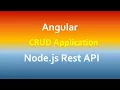 Angular CRUD example with Rest API Node js Express MySQL