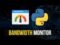 Bandwidth Monitor in Python